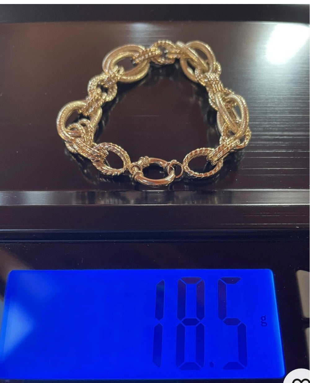 Gold Rope Design Bracelet
