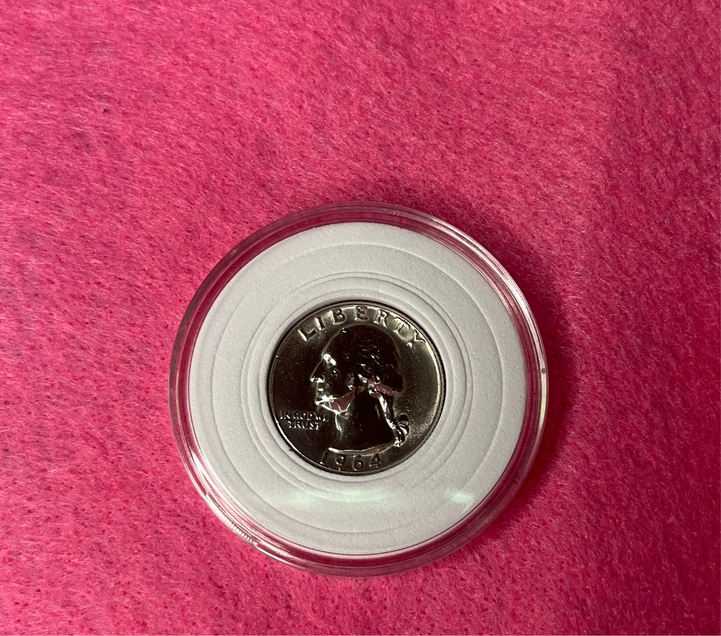 1964 silver quarter