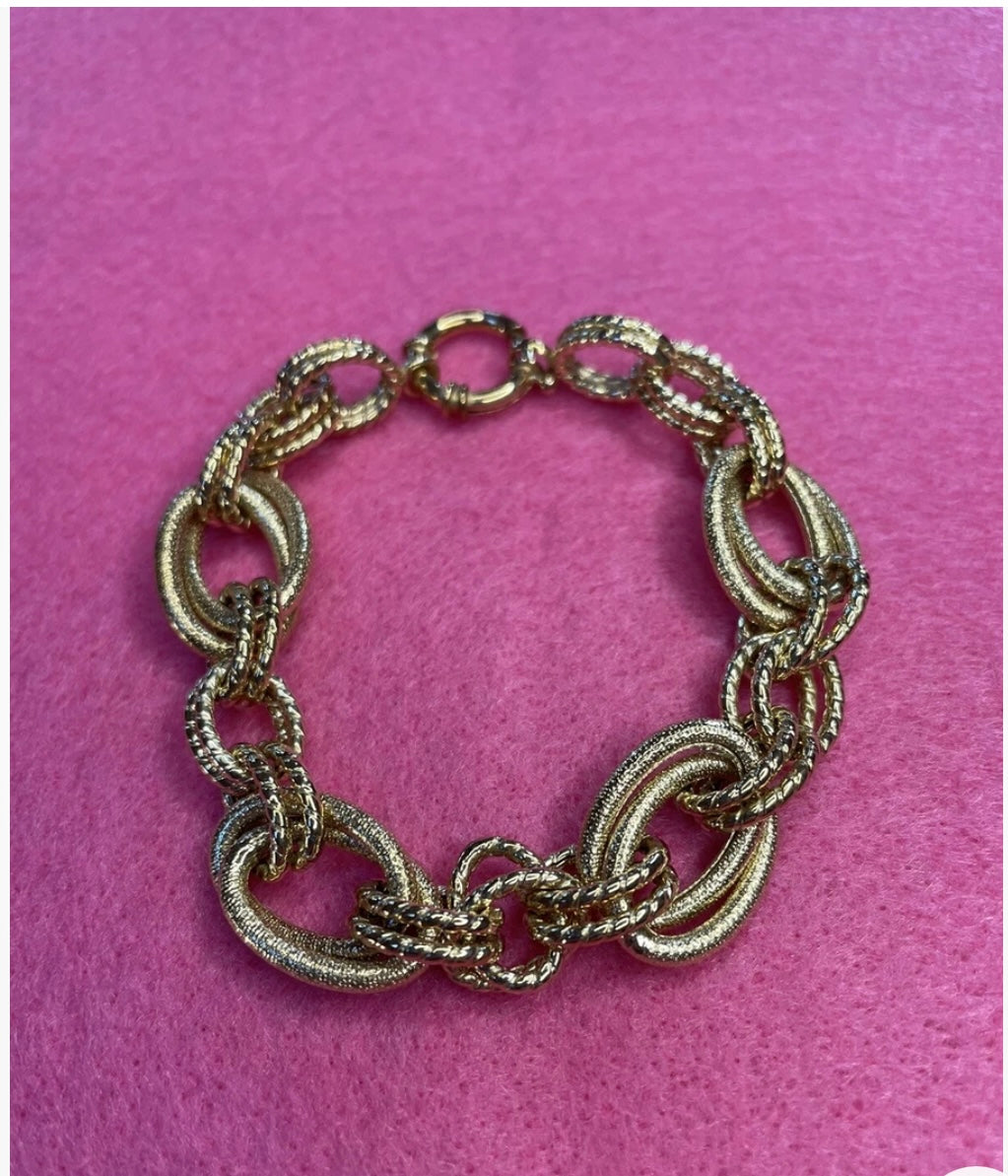 Gold Rope Design Bracelet